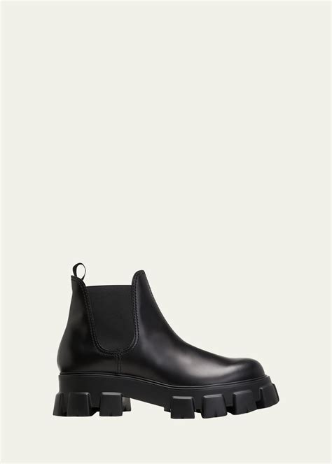 prada monolith chelsea boots men|Prada monolith boots men's.